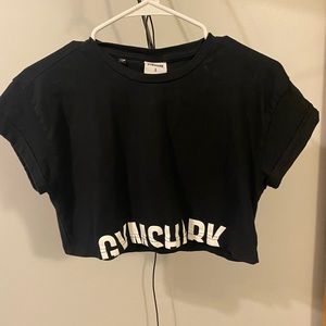 Gymshark crop shirt